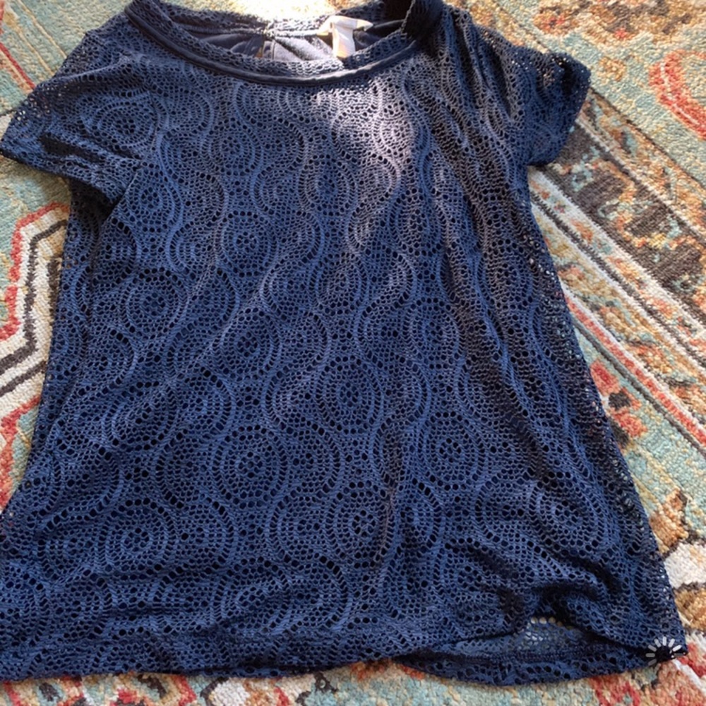 Banana republic mesh top